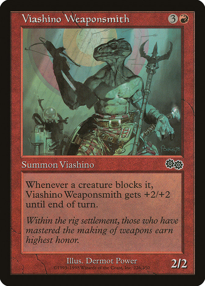 Viashino Weaponsmith 226/350 (Urza's Saga) 