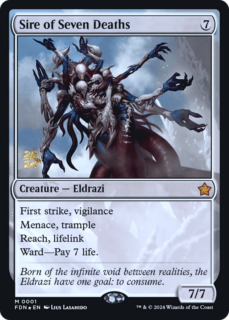 Sire of Seven Deaths (-001) - Prerelease Cards