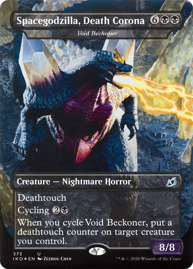 Void Beckoner (IKO-373) - Ikoria: Lair of Behemoths / Spacegodzilla, Death Corona (Borderless)