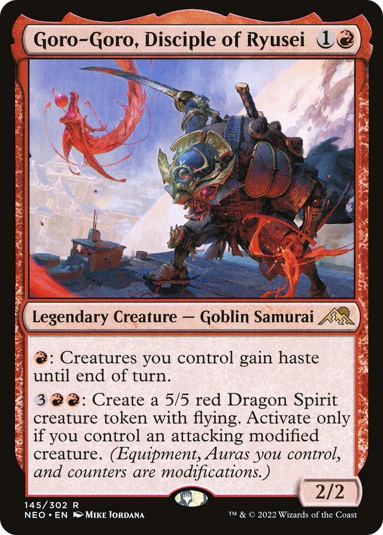 Goro-Goro, Disciple of Ryusei [Kamigawa: Neon Dynasty] Foil