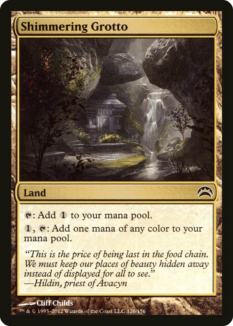 Shimmering Grotto (126) [Planechase 2012]  Foil