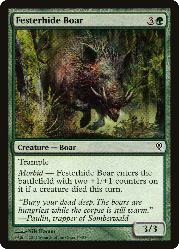 Festerhide Boar [Duel Decks: Jace vs. Vraska]