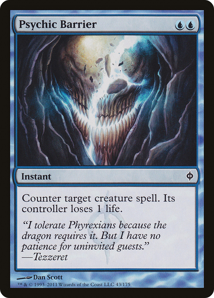 Psychic Barrier [New Phyrexia] Foil