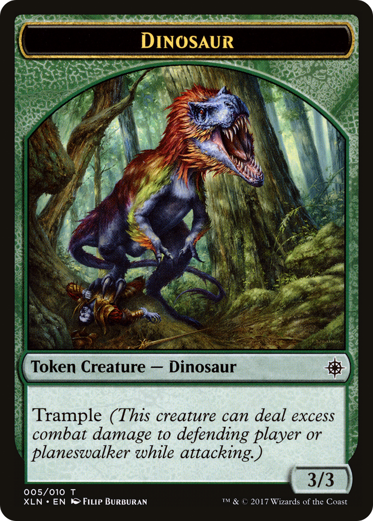 Dinosaur Token [Ixalan Tokens] Foil