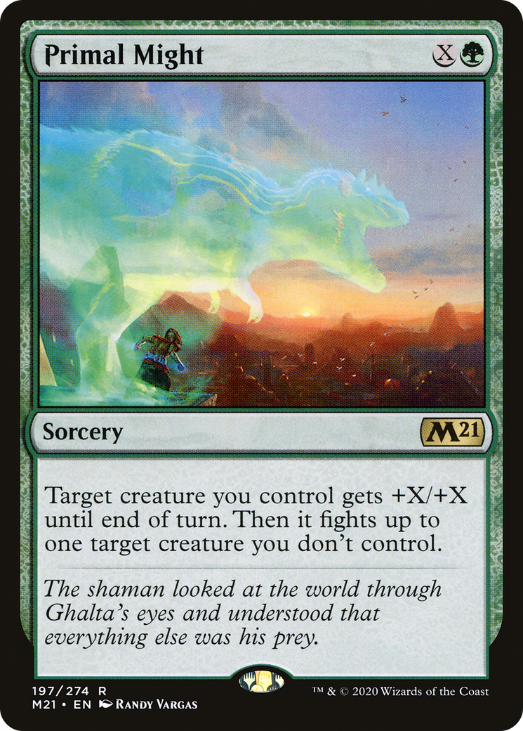 Primal Might [Core Set 2021] Foil