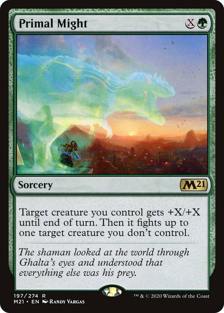 Primal Might [Core Set 2021] Foil
