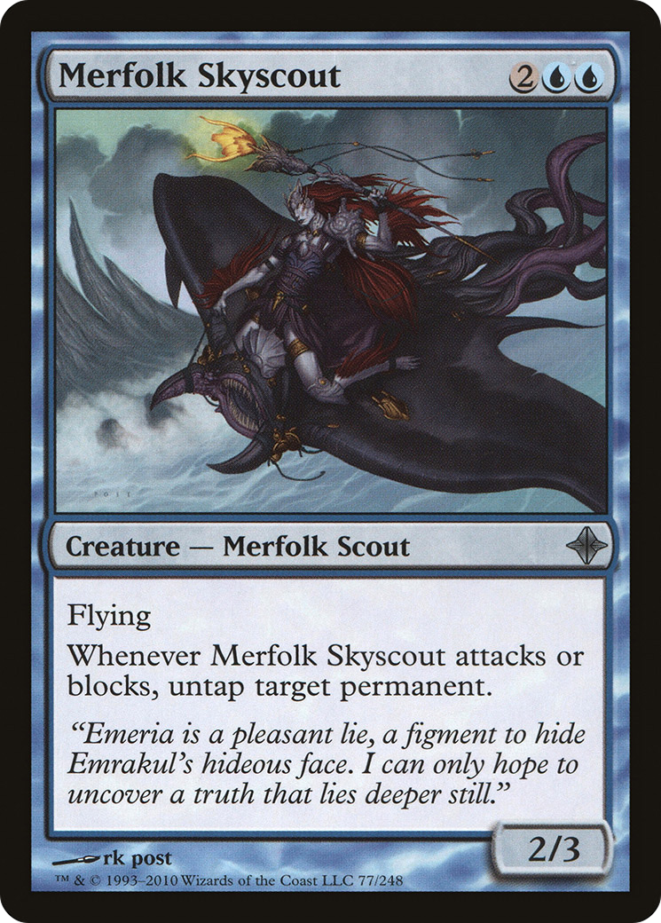 Merfolk Skyscout [Rise of the Eldrazi] Foil