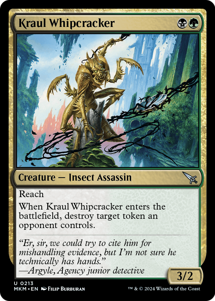 Kraul Whipcracker (Black) [Murders at Karlov Manor] Foil