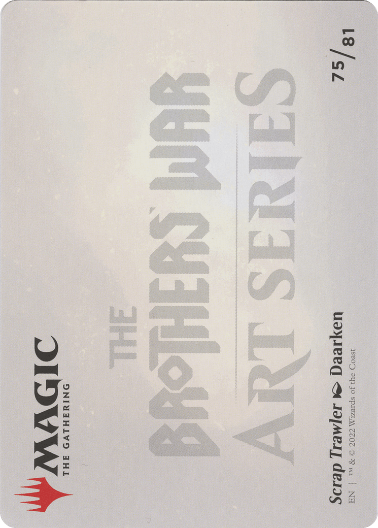 Scrap Trawler // Scrap Trawler (ABRO-075) - The Brothers' War Art Series (Borderless)
