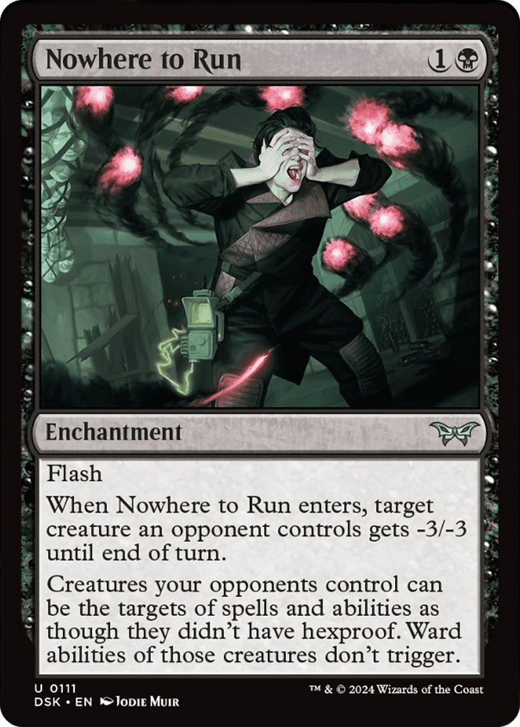 Nowhere to Run [Duskmourn: House of Horror] Foil