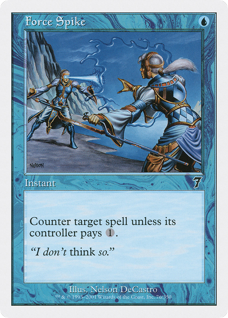 Force Spike [Seventh Edition] Foil