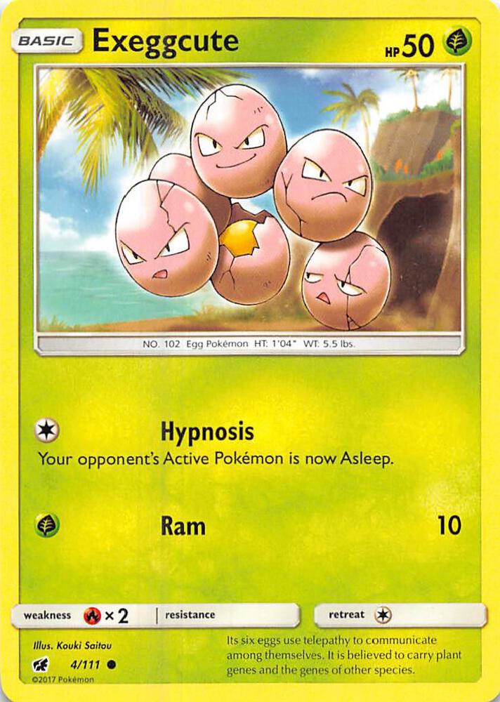 Exeggcute 4/111 (SM - Crimson Invasion) 