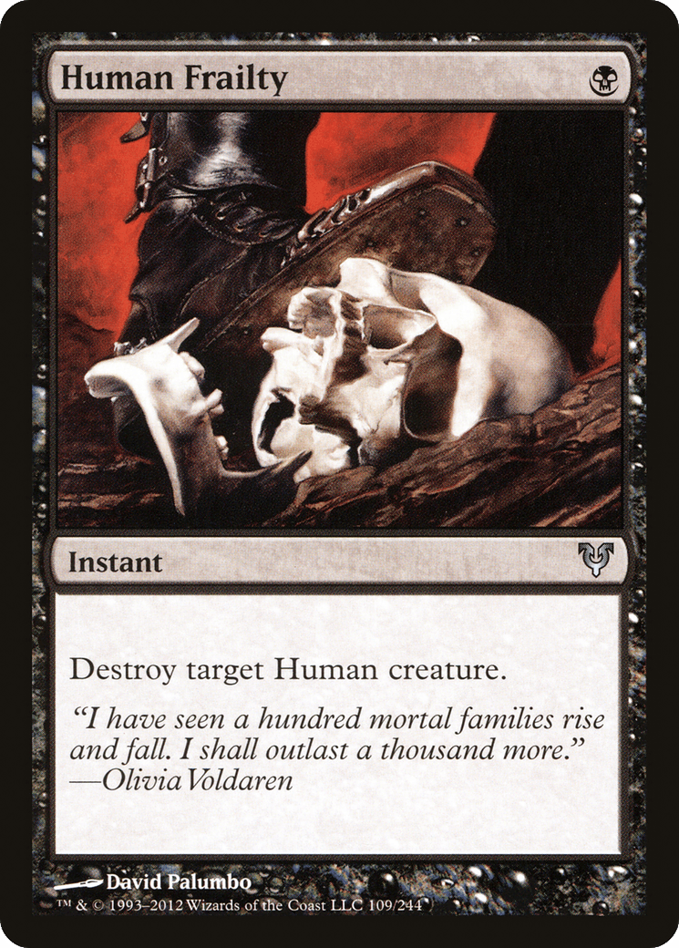 Human Frailty [Avacyn Restored] Foil
