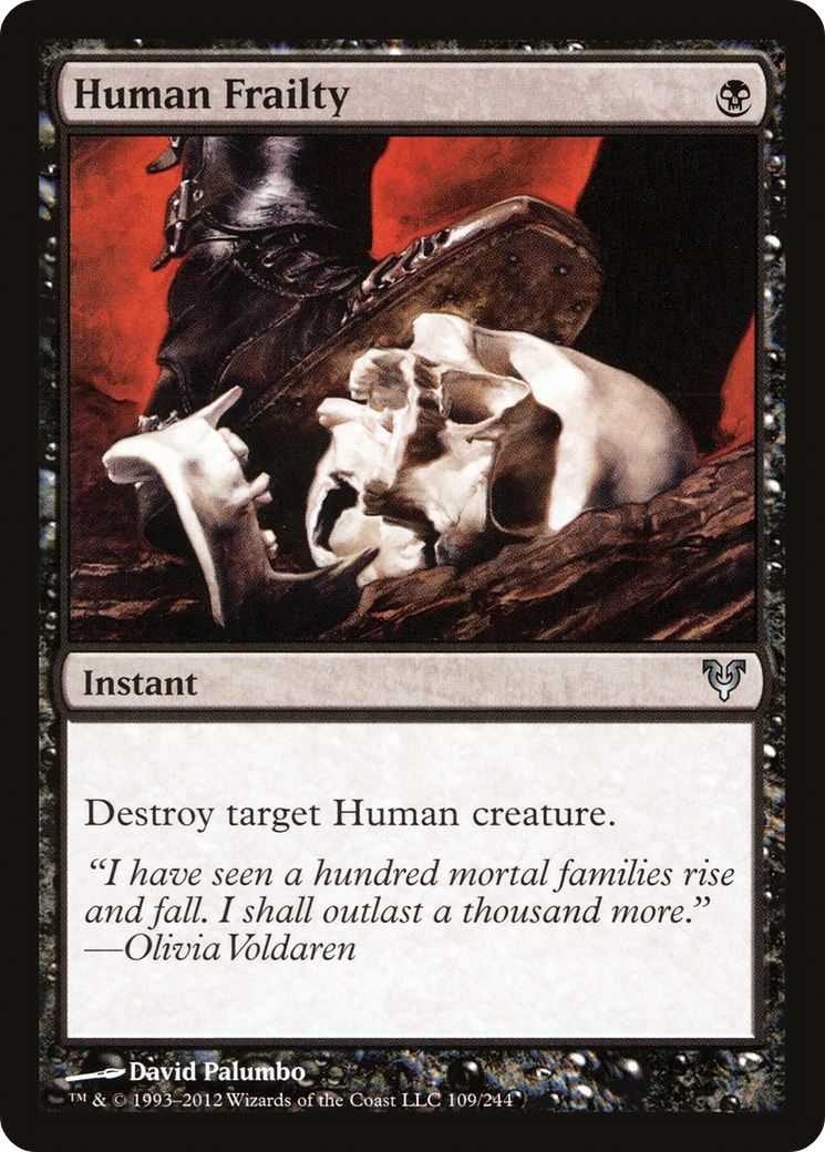 Human Frailty [Avacyn Restored] Foil