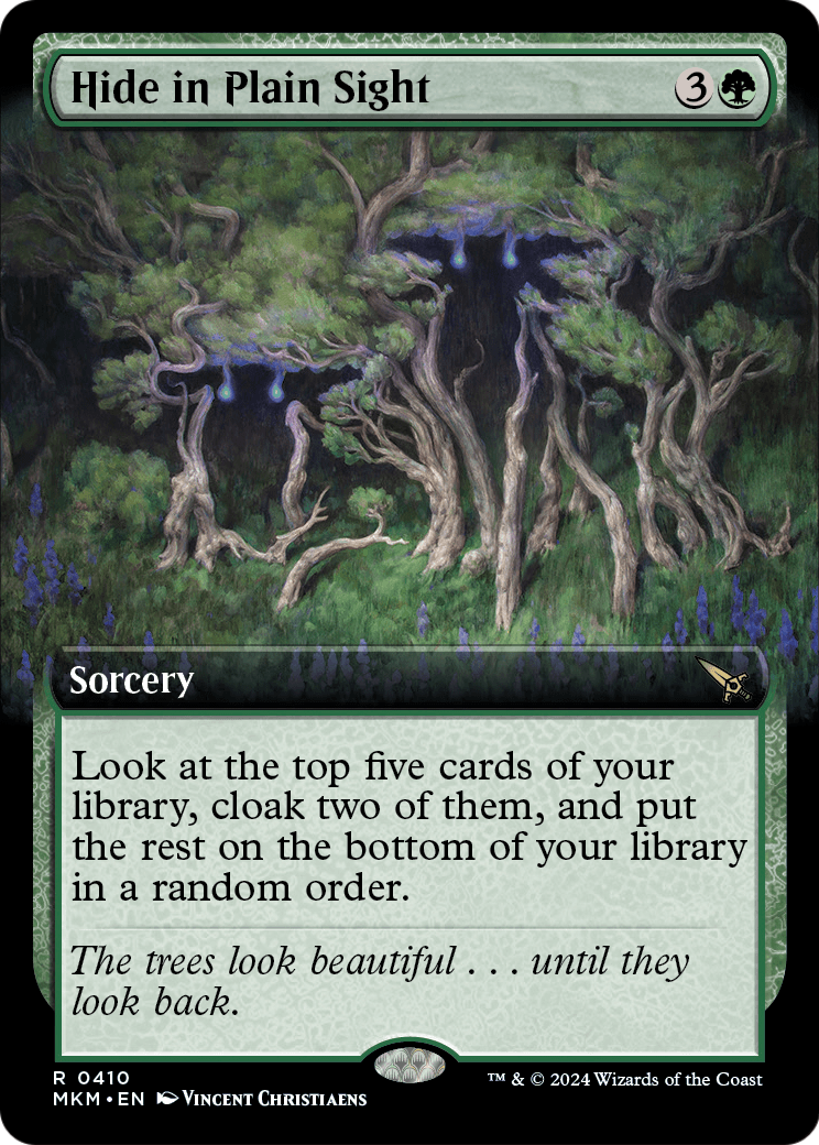 Hide in Plain Sight (Extended Art) [Murders at Karlov Manor] Foil