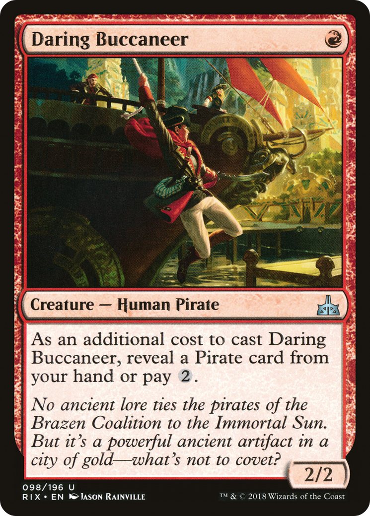 Daring Buccaneer [Rivals of Ixalan] Foil