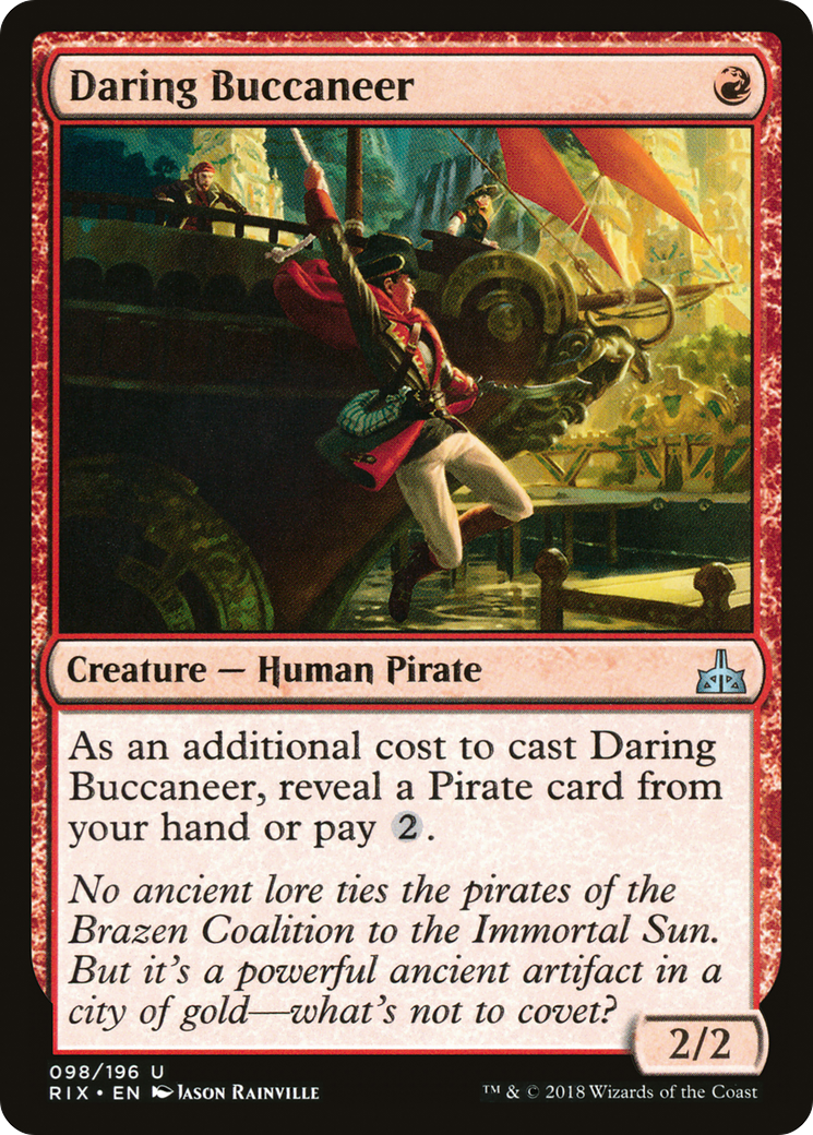 Daring Buccaneer [Rivals of Ixalan] Foil
