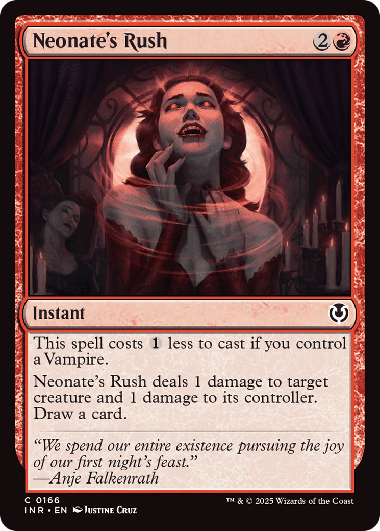 Neonate's Rush (-166) [Innistrad Remastered]  Foil
