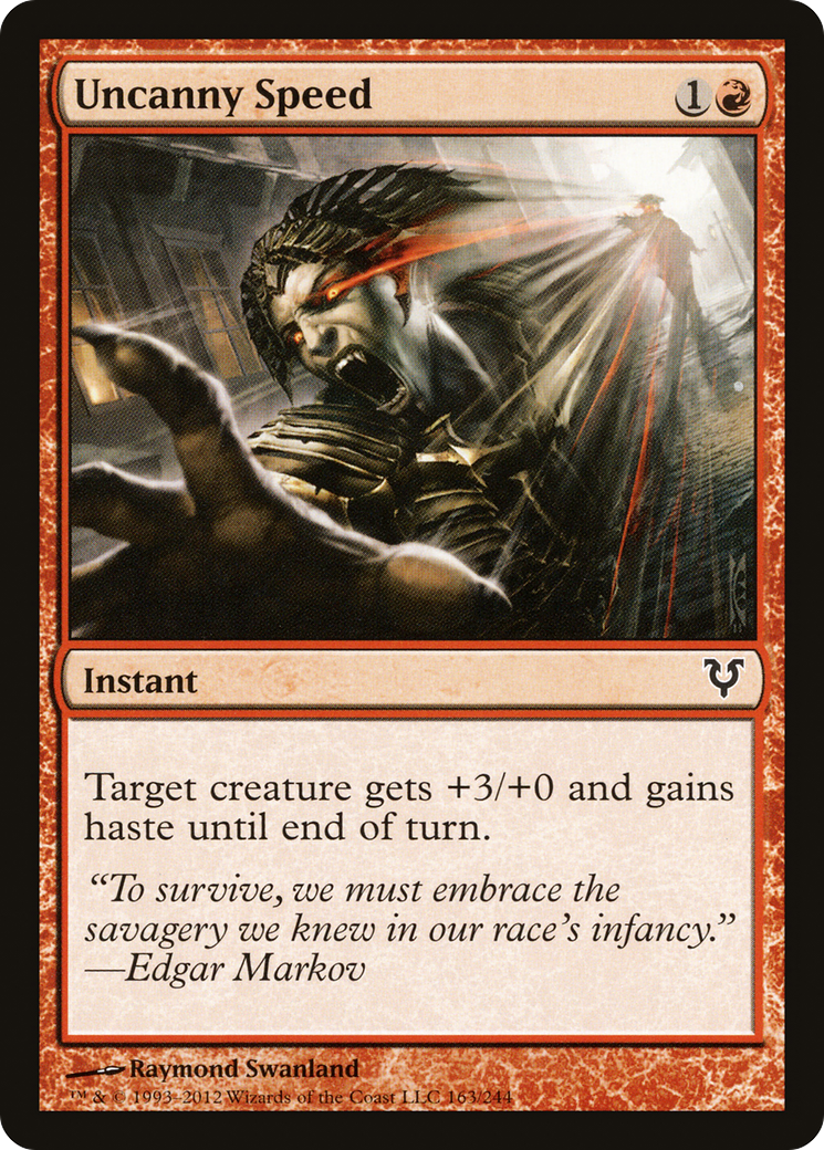 Uncanny Speed [Avacyn Restored] Foil