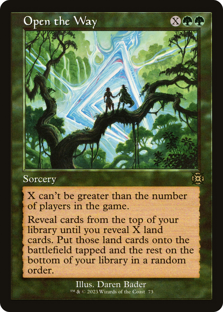 Open the Way (Retro) [March of the Machine: The Aftermath] Foil