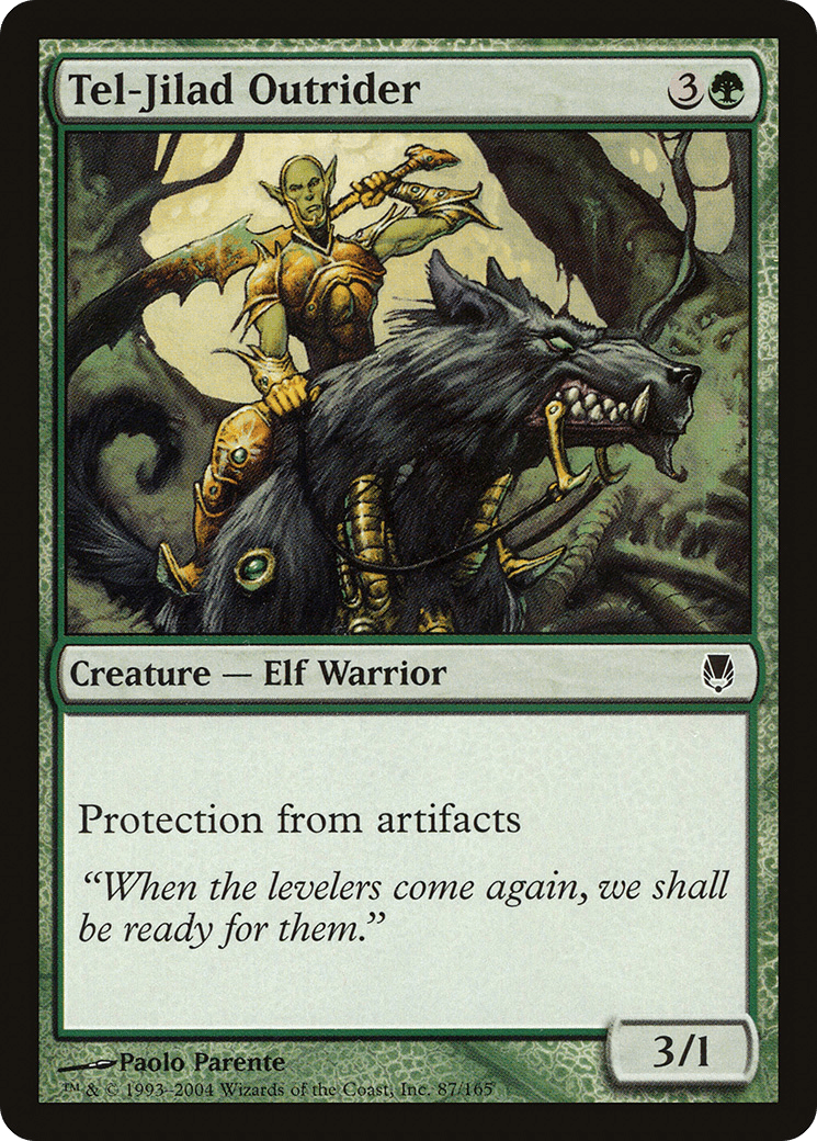 Tel-Jilad Outrider [Darksteel] Foil