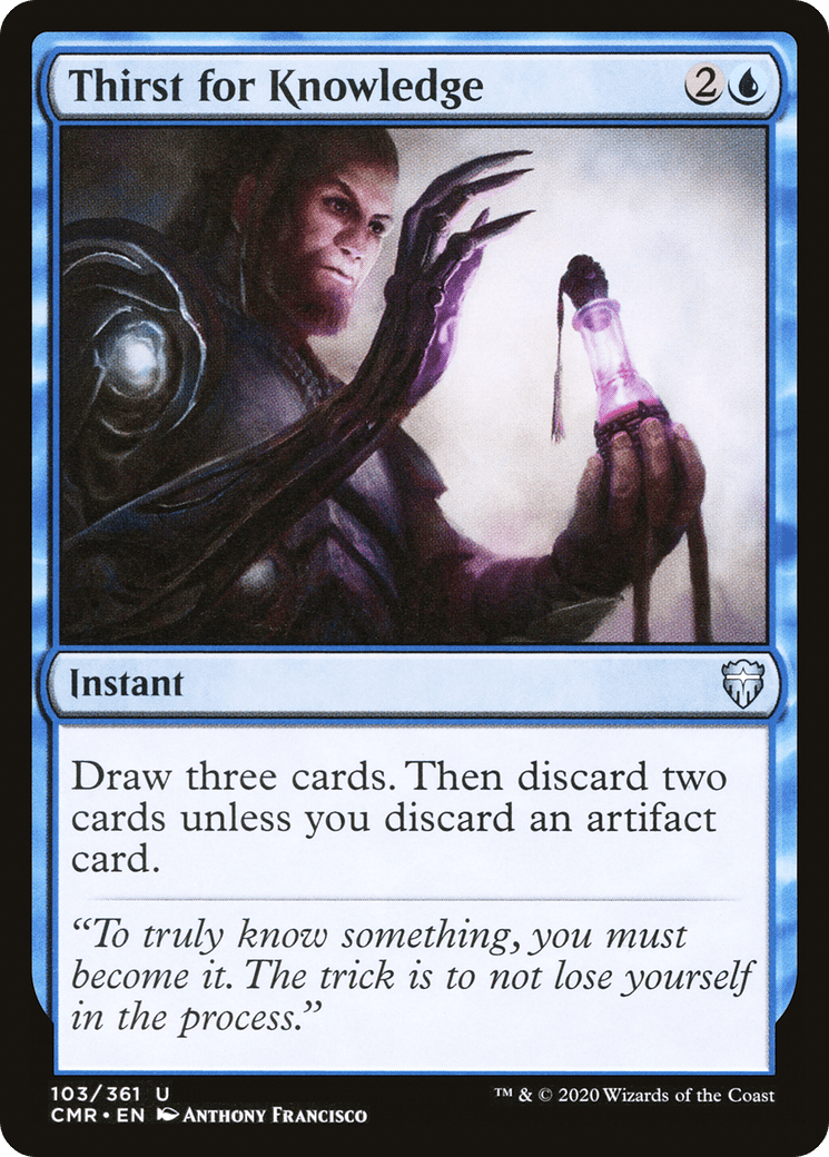 Thirst for Knowledge [Commander Legends] Foil