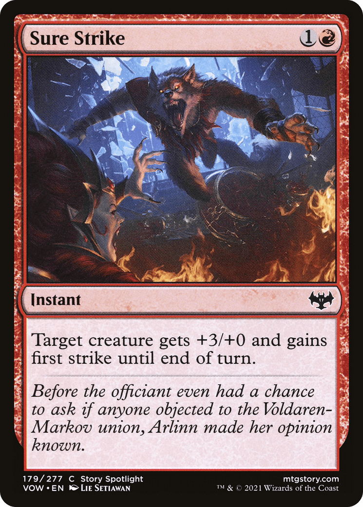 Sure Strike [Innistrad: Crimson Vow] Foil