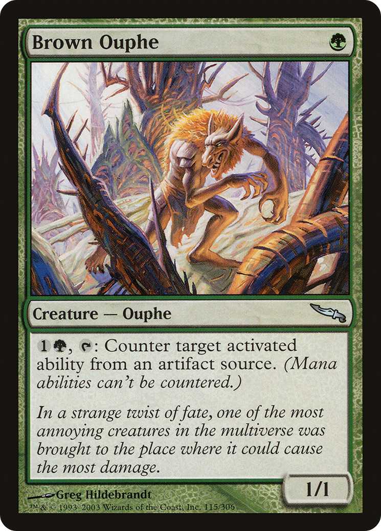 Brown Ouphe [Mirrodin] Foil