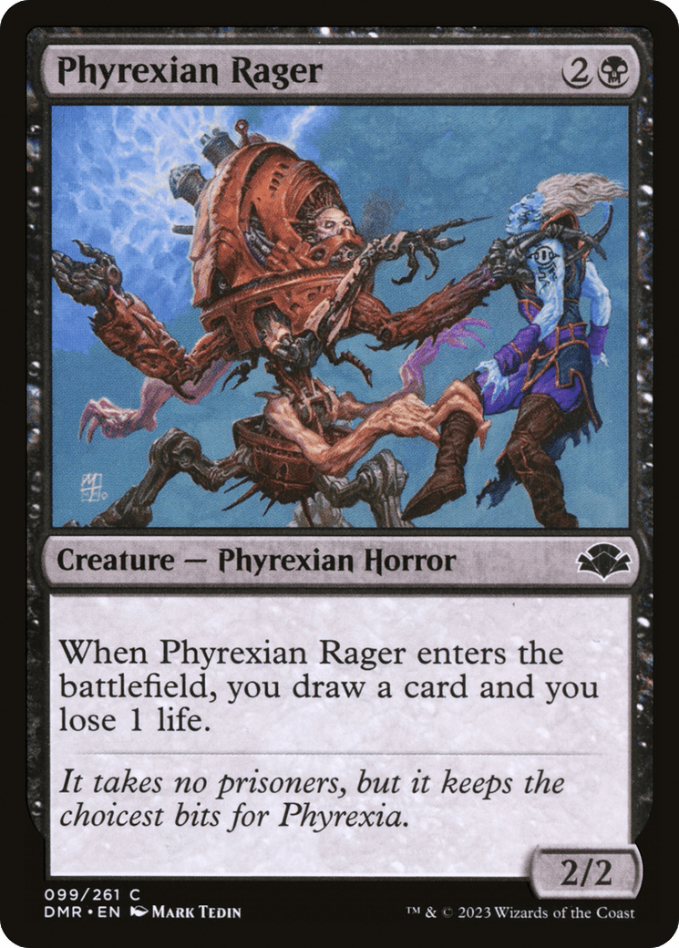 Phyrexian Rager [Dominaria Remastered] Foil