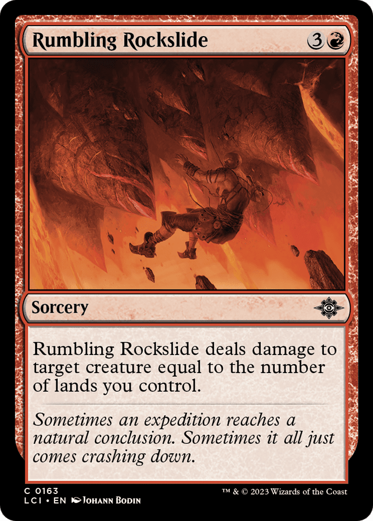 Rumbling Rockslide [The Lost Caverns of Ixalan] Foil