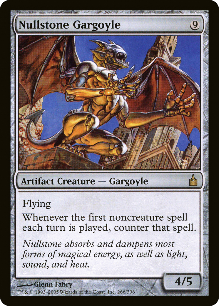 Nullstone Gargoyle [Ravnica: City of Guilds] Foil