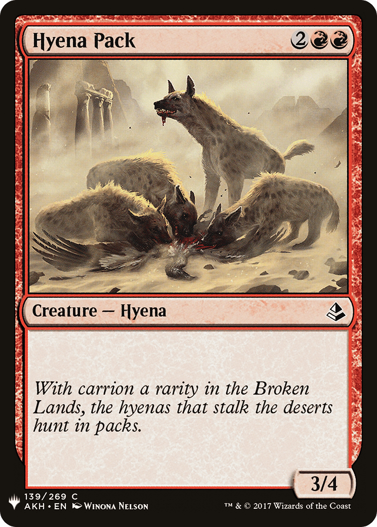 Hyena Pack |  (AKH-139) [The List]