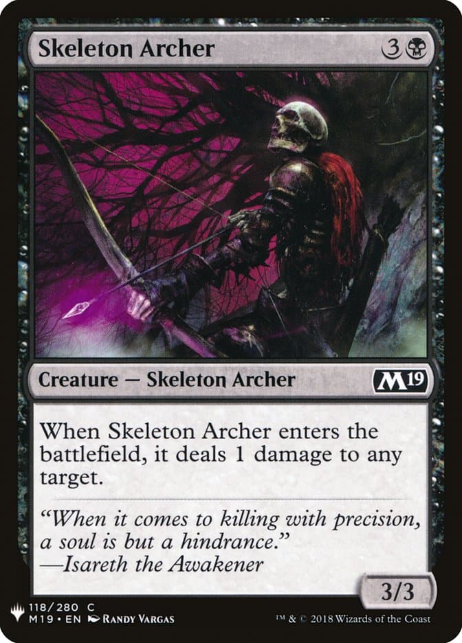 Skeleton Archer |  (M19-118) [The List]