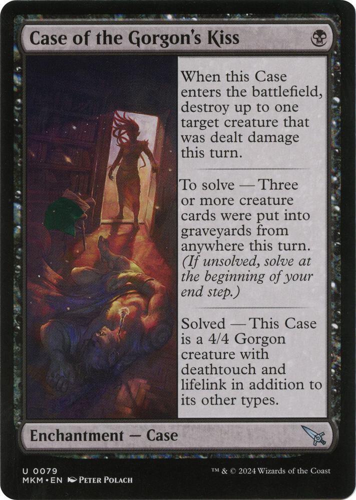 Case of the Gorgon's Kiss b 79†/286 (Murders at Karlov Manor)  - Foil