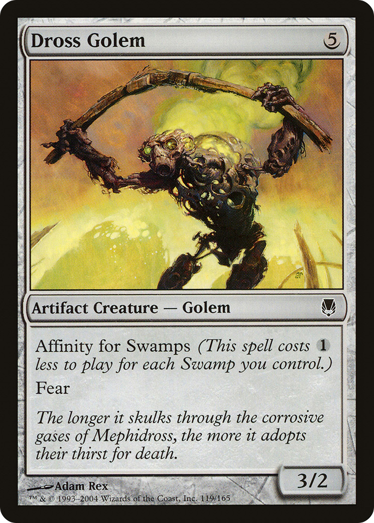 Dross Golem [Darksteel] Foil