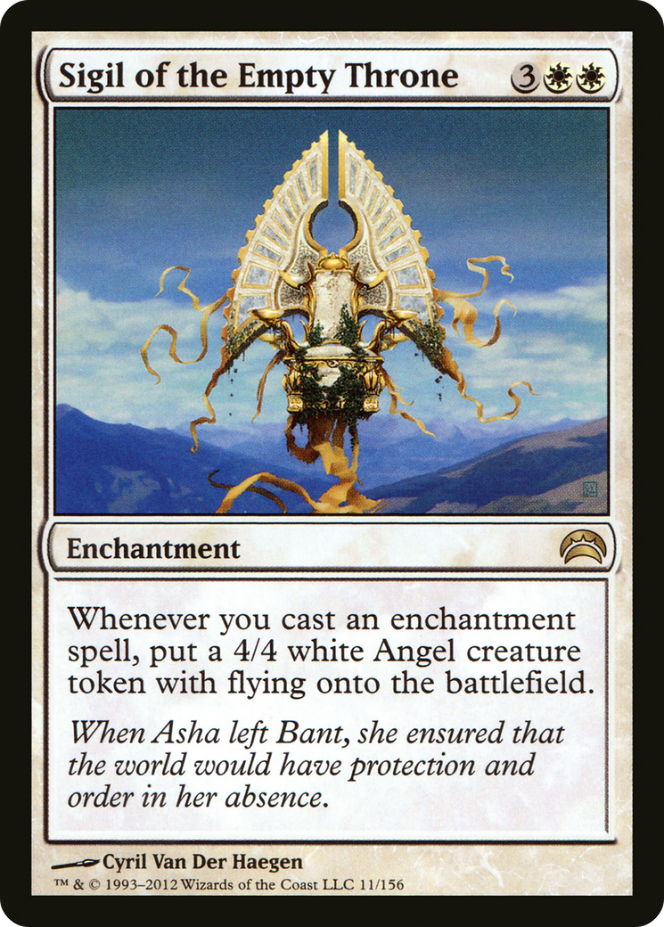 Sigil of the Empty Throne (011) [Planechase 2012]  Foil