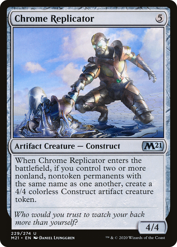 Chrome Replicator [Core Set 2021] Foil