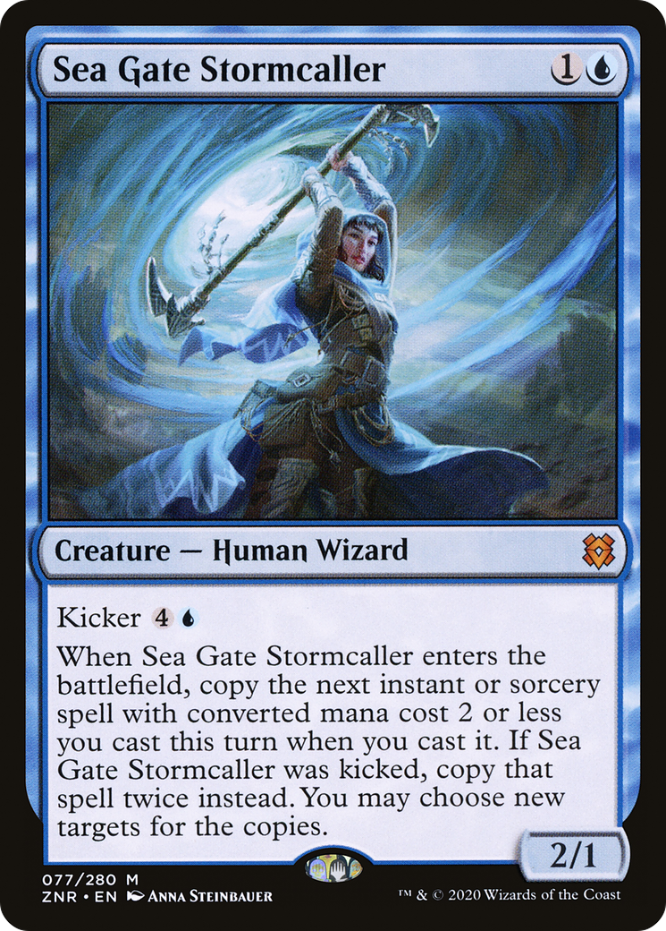 Sea Gate Stormcaller [Zendikar Rising] Foil
