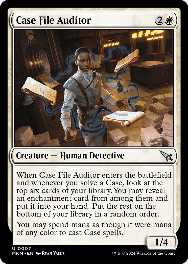Case File Auditor (Black) [Murders at Karlov Manor] Foil