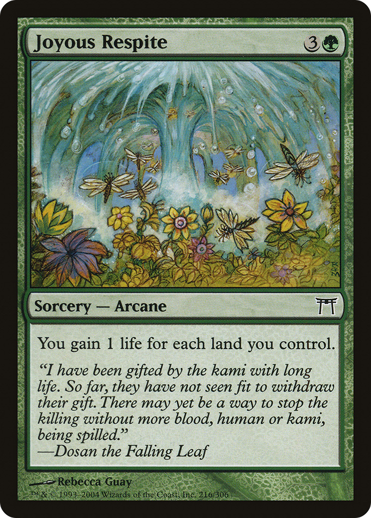 Joyous Respite [Champions of Kamigawa] Foil