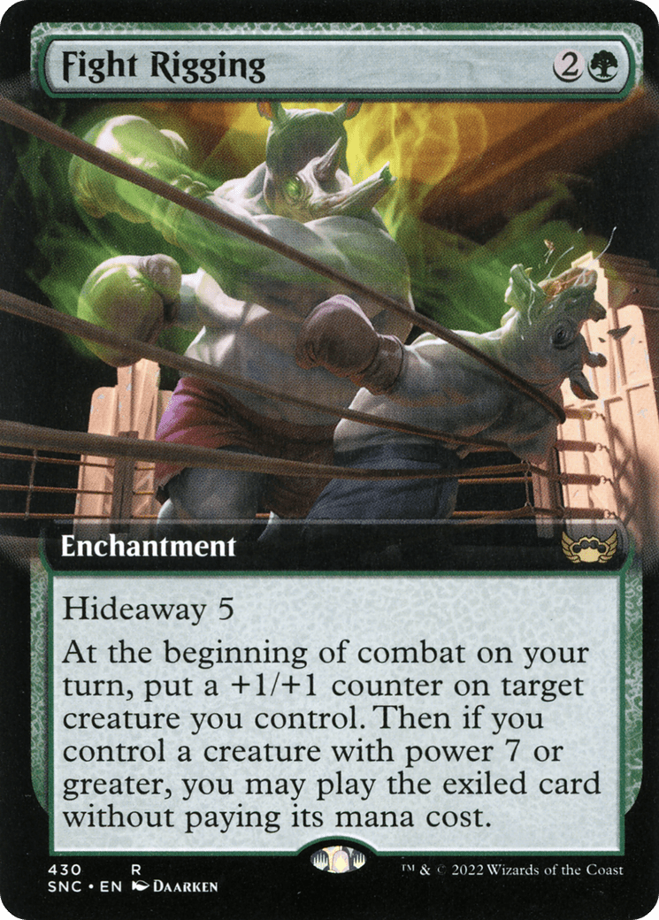 Fight Rigging (Extended Art) [Streets of New Capenna] Foil