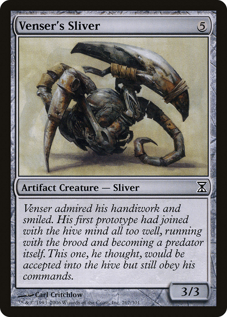 Venser's Sliver [Time Spiral] Foil