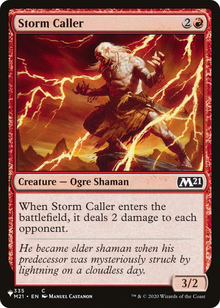 Storm Caller |  (M21-335) [The List]