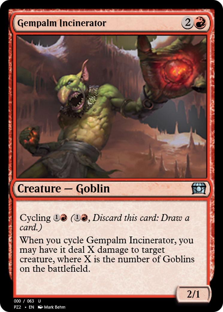 Gempalm Incinerator (PZ2-65855) - Treasure Chest Foil