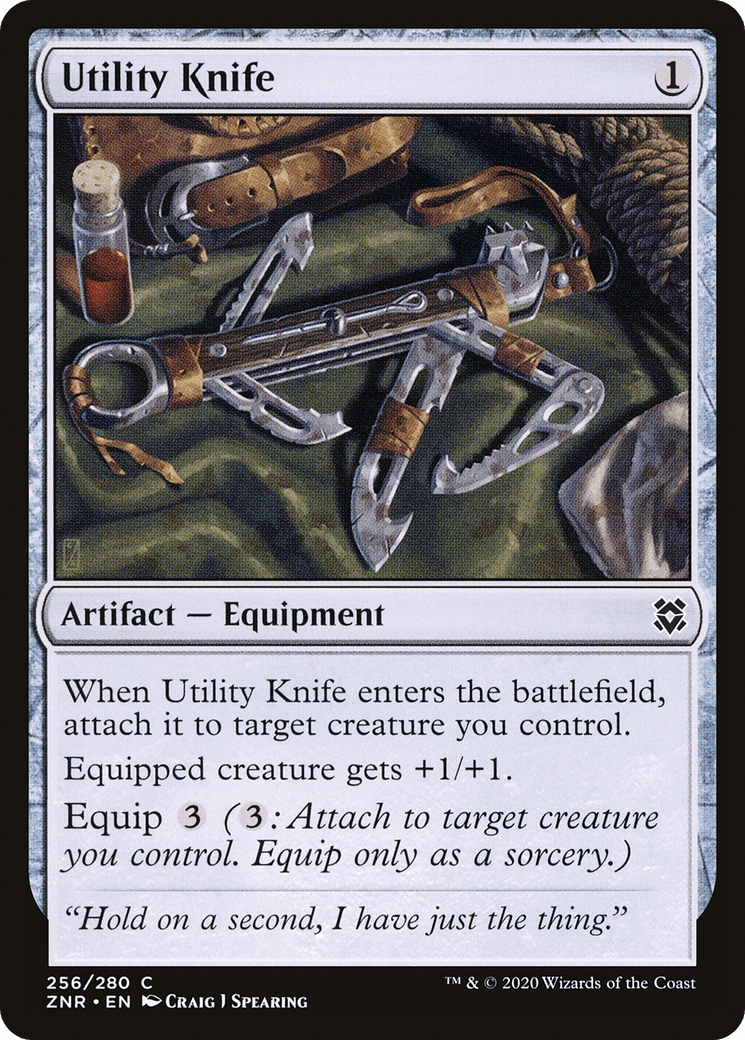 Utility Knife [Zendikar Rising] Foil