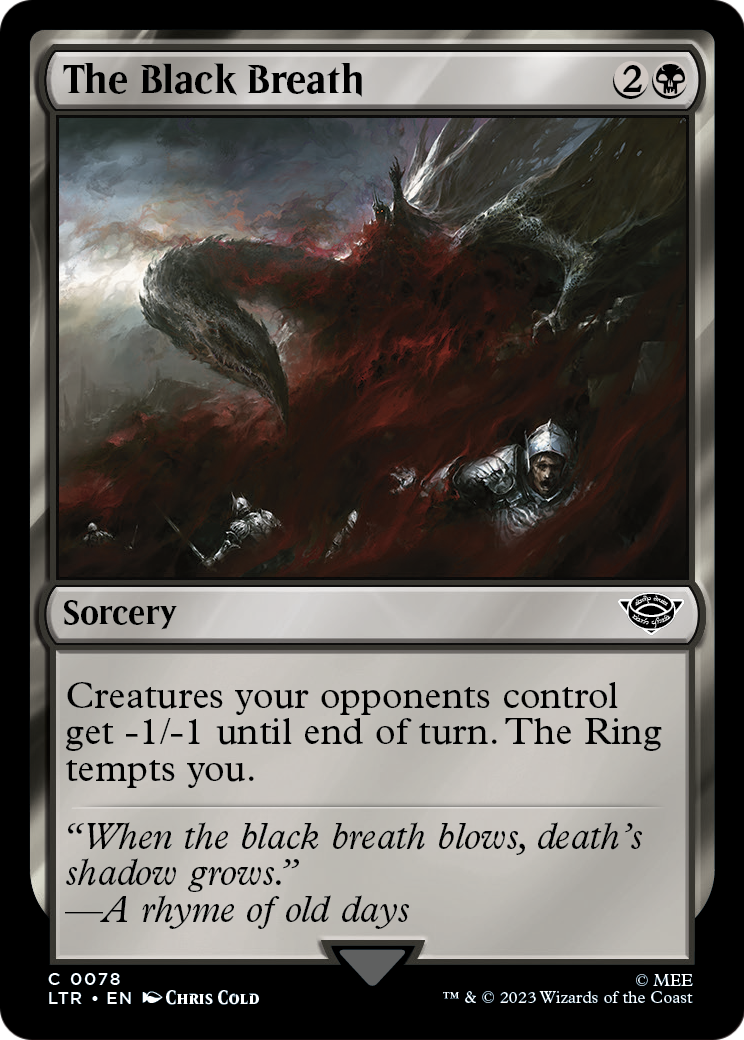 The Black Breath [The Lord of the Rings: Tales of Middle-Earth] Foil