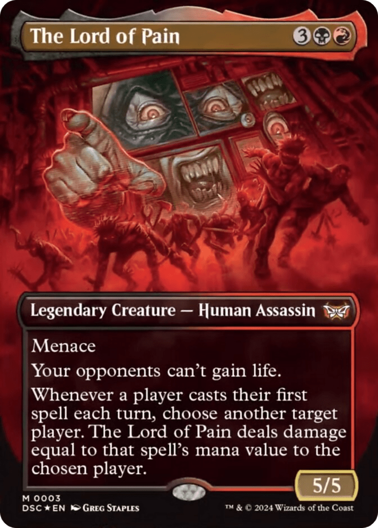 The Lord of Pain (Borderless) [Duskmourn: House of Horror Commander] Foil
