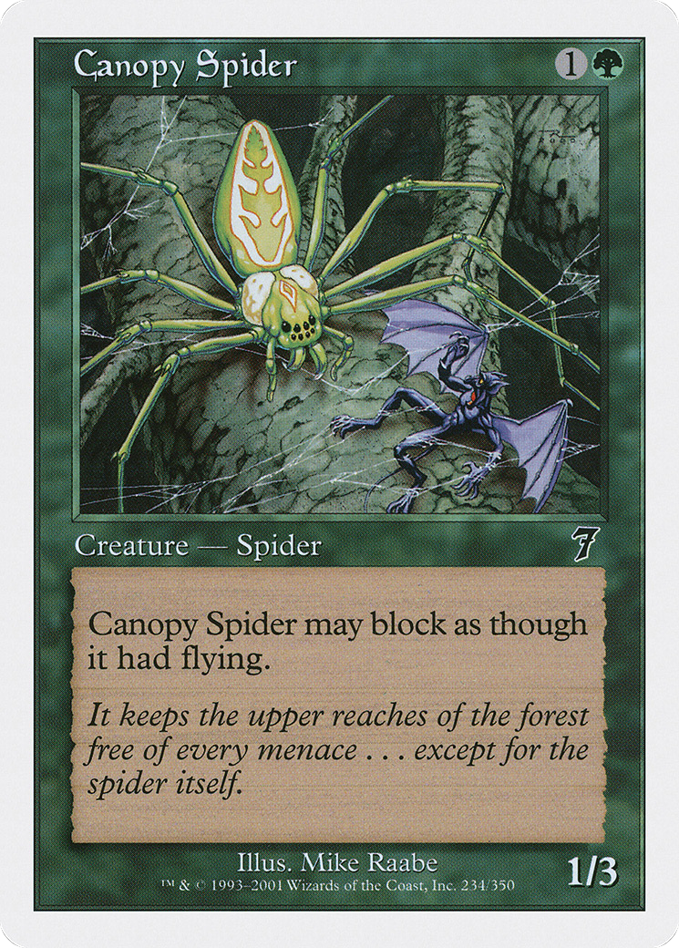 Canopy Spider [Seventh Edition] Foil
