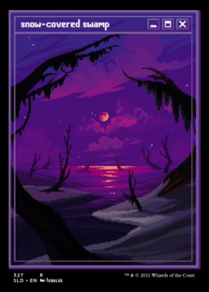 Snow-Covered Swamp (327) [Secret Lair Drop Series]
