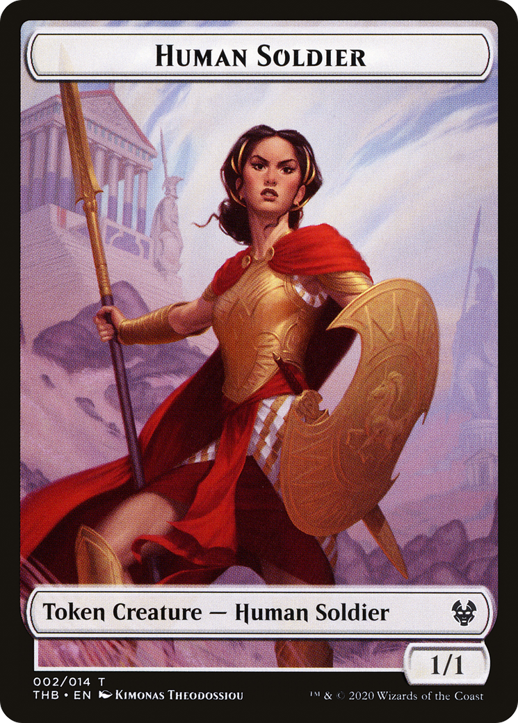 Human Soldier (TTHB-002) - Theros Beyond Death Tokens Foil